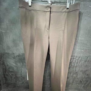 A-K-R-I-S Punto Viscose Tapered leg taupe pant Size 12